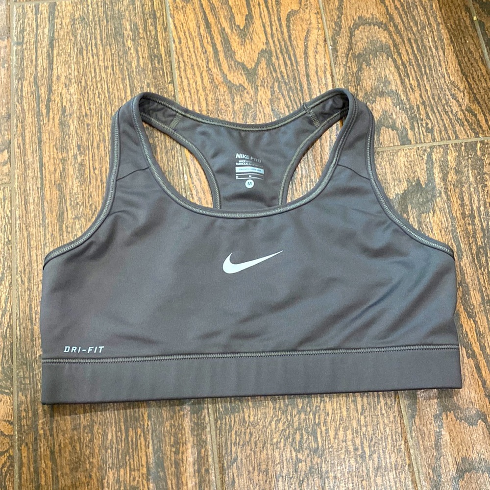 Nike sports bra in grey